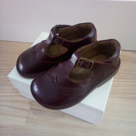 Brand new Pepe Burgundy shoes size 23 - Picture 2 of 2